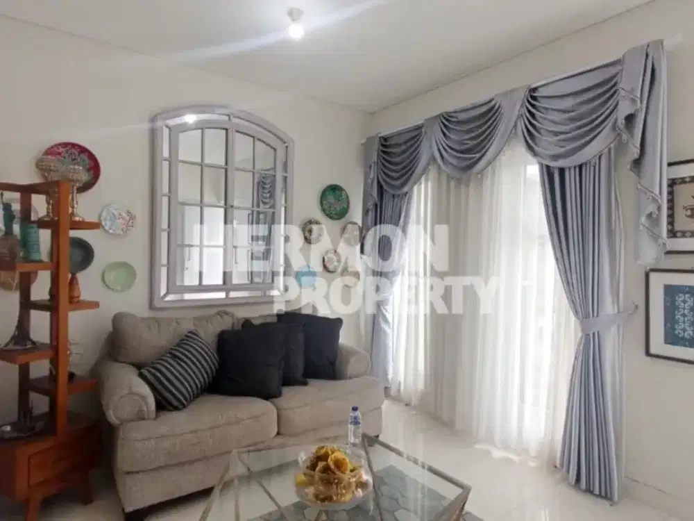 Dijual CPT Rumah Semi Furnish di Raffles Hills cibubur - Hanya 7 Menit ke LRT Harjamukti .