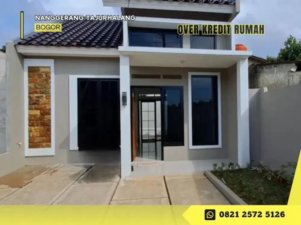 Jual Take Over Rumah 48JT dkt Stasiun di Graha Indah Asri Bogor