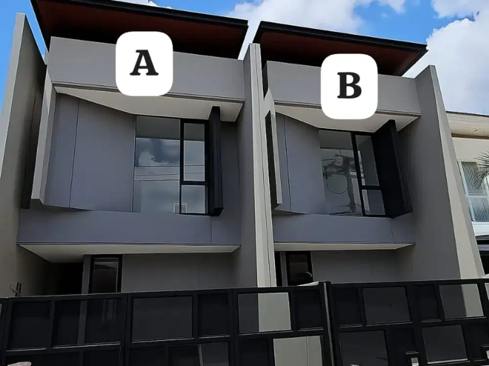 Rumah Baru Minimalis Bangunan Bagus Premium di Pandugo, Row Jalan Lebar