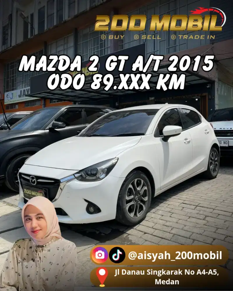 Mazda 2 1.5L Type GT A/T 2015 Putih