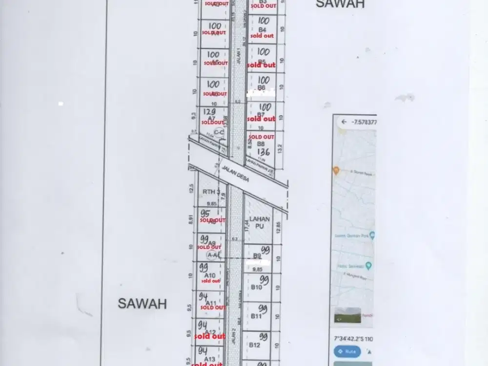 rumah nyaman pesan bangun di gentan luas tanah 99 jalaN LEBAR , TIMUR  MALL LUWES GENTAN