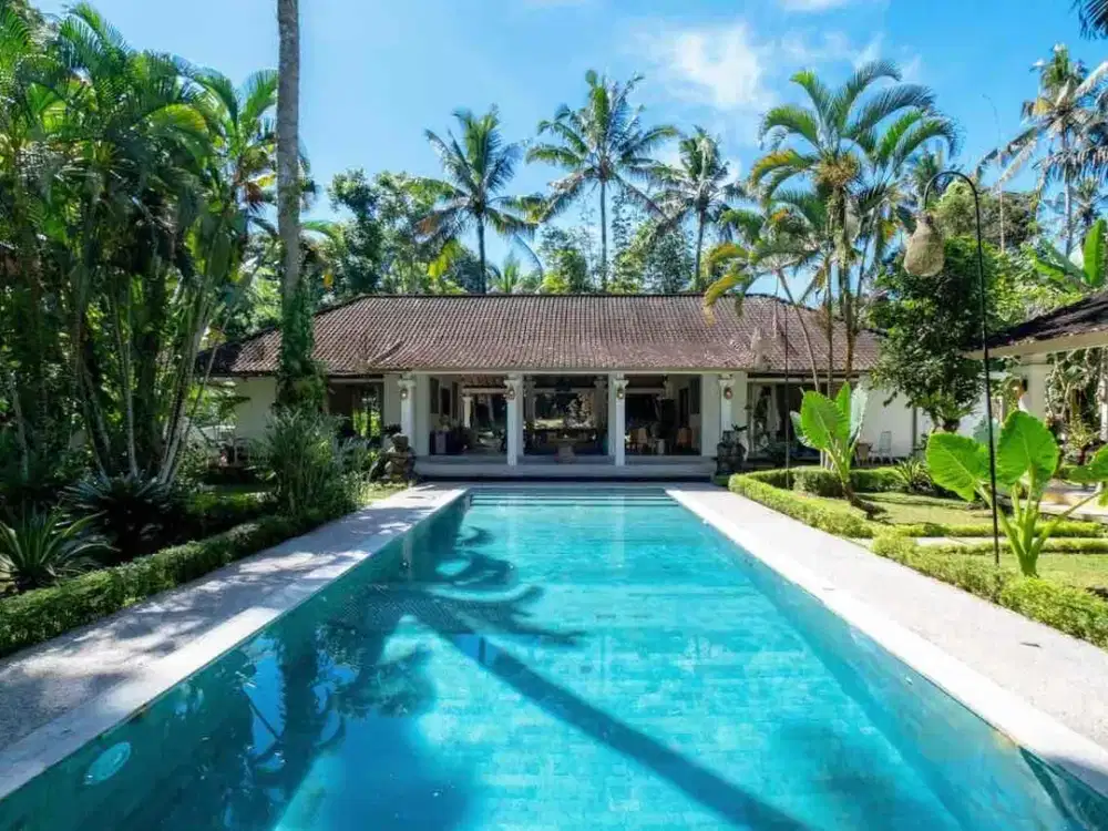 TURUN HARGA DRASTIS VILLA MEWAH DI UBUD LOKASI  DEKAT THE KAYON JUNGLE