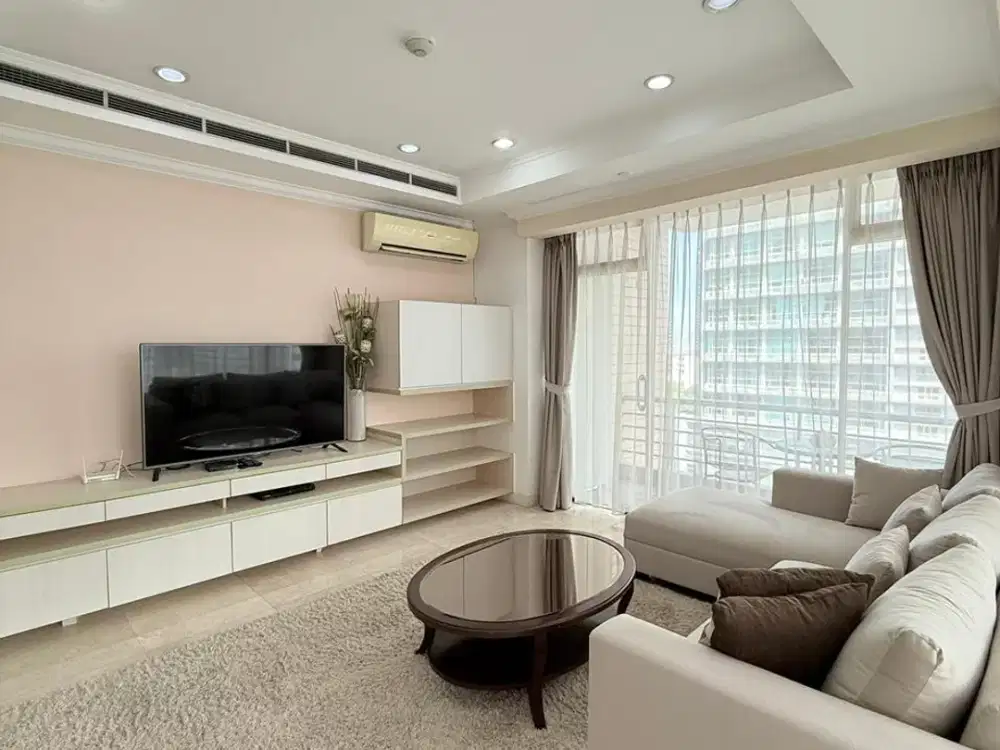 Disewakan Apartemen Istana Sahid Tipe 2 Kamar Tidur Furnished