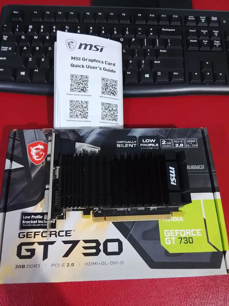 VGA GT730 2GB DDR3 64bit MSI full dus