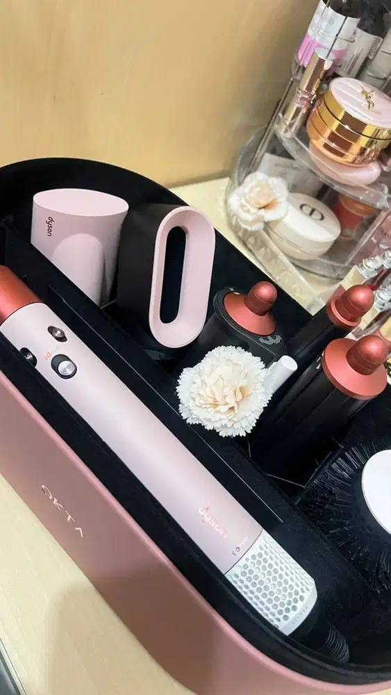 new dyson airwrap pink bluetooth