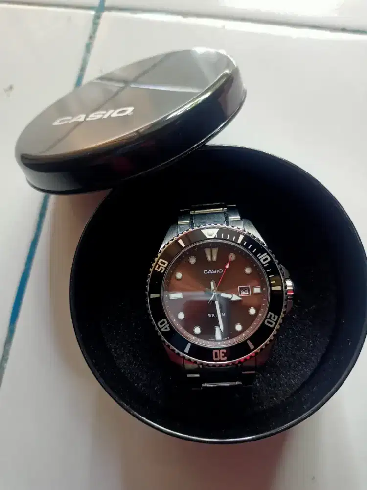 Jual jam tangan casio duro wr 200m BONUS JORAN relix atau mesin jahit