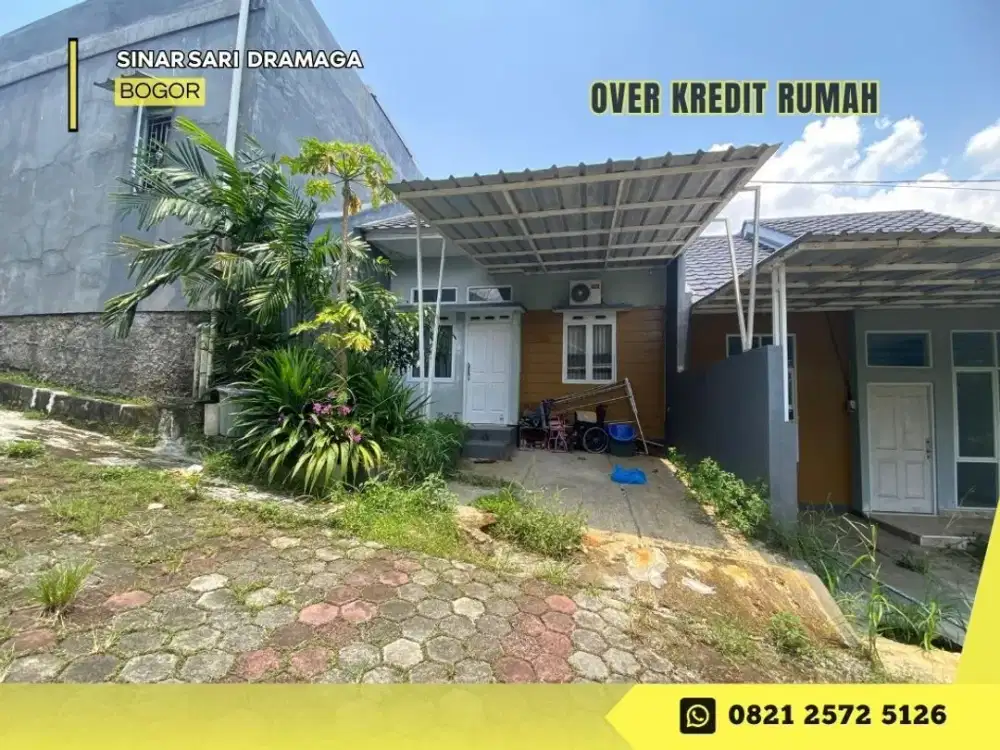 Jual Over Kredit dkt Kampus IPB 69JT di San Dramaga Village Bogor
