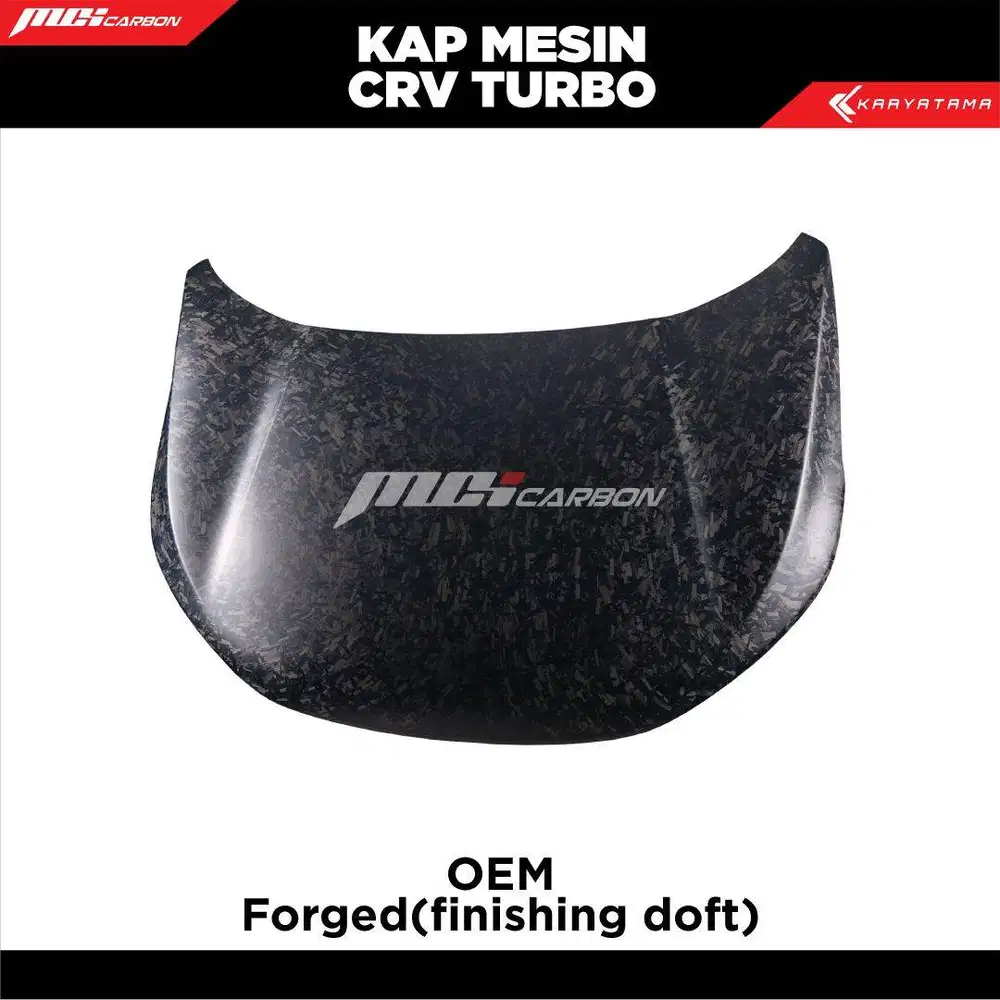 Kap Mesin (Carbon Hood Forged) CRV Turbo rw1 OEM Style by Karyatama