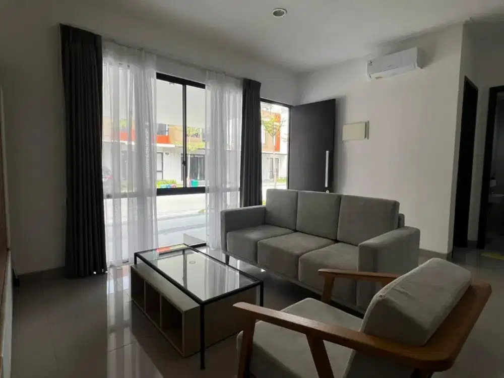 jual rumah milenial PIK 2 extension uk 8x12,5m furnished