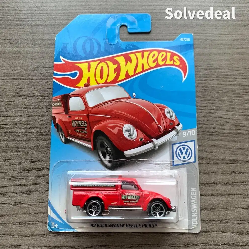 Hot Wheels 49 Volkswagen Beetle Pickup 2019 Merah – Baru