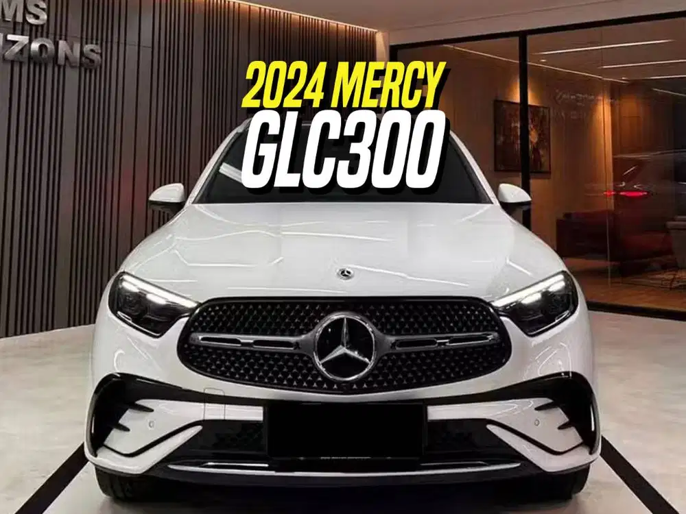 Mercedes Benz GLC300 2024 NIK 2023 White on Black Putih Mercy GLC 300