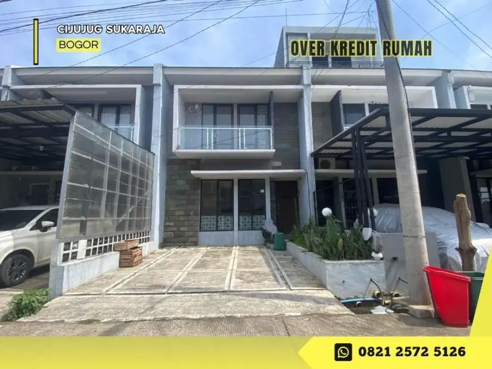 Over Kredit Rmh 2lantai 98JT dkt Tol di Graha Laras Sentul Bogor