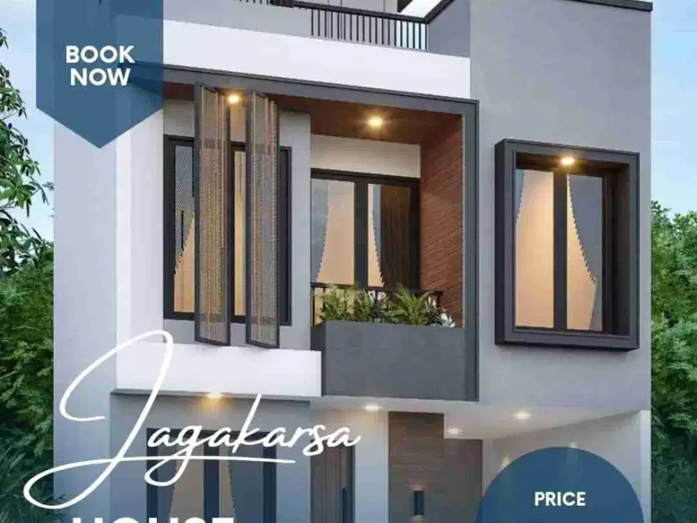 Di Jual Fast Indent Rumah Jagakarsa 800 Jutaan + Rooftop. Lingkungan Nyaman dan Strategis