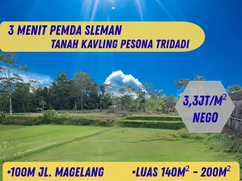 Tanah Murah Strategis Area Kampus, Mall. Cocok Kost, Hunian