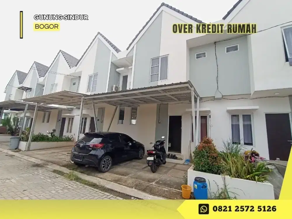 Over Kredit Rmh 2lantai 79JT dkt Stasiun di Sanur Valley Serpong