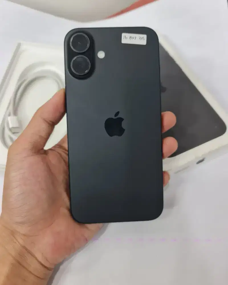 iPhone 16+ 256GB Black mulus like new