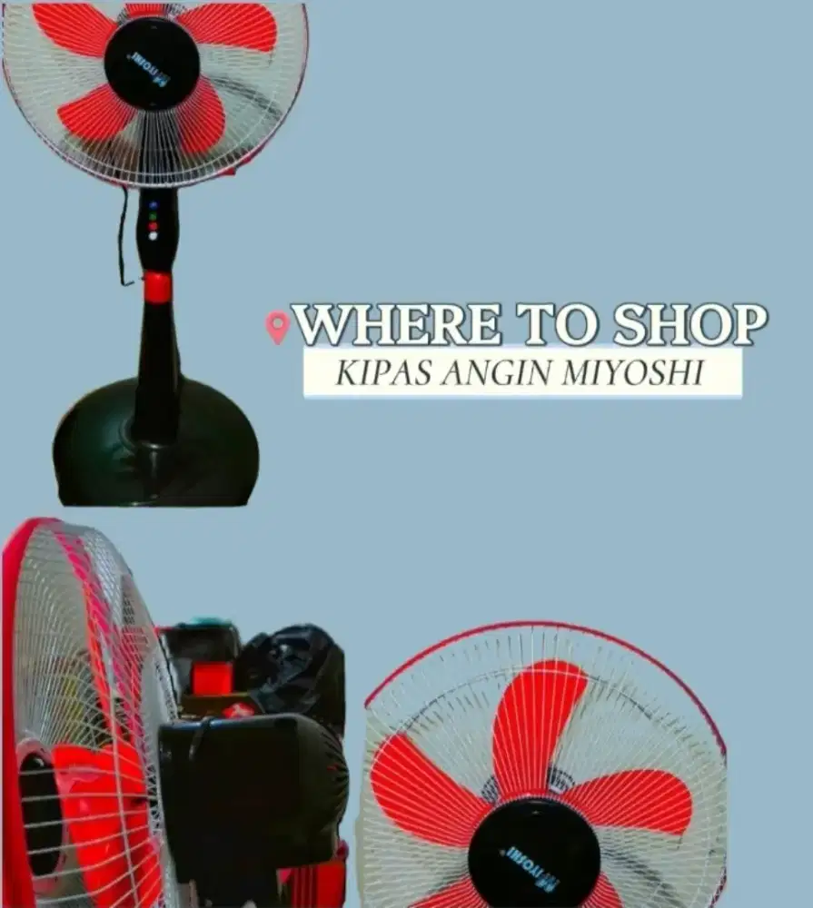 DIJUAL KIPAS ANGIN MIYOSHI