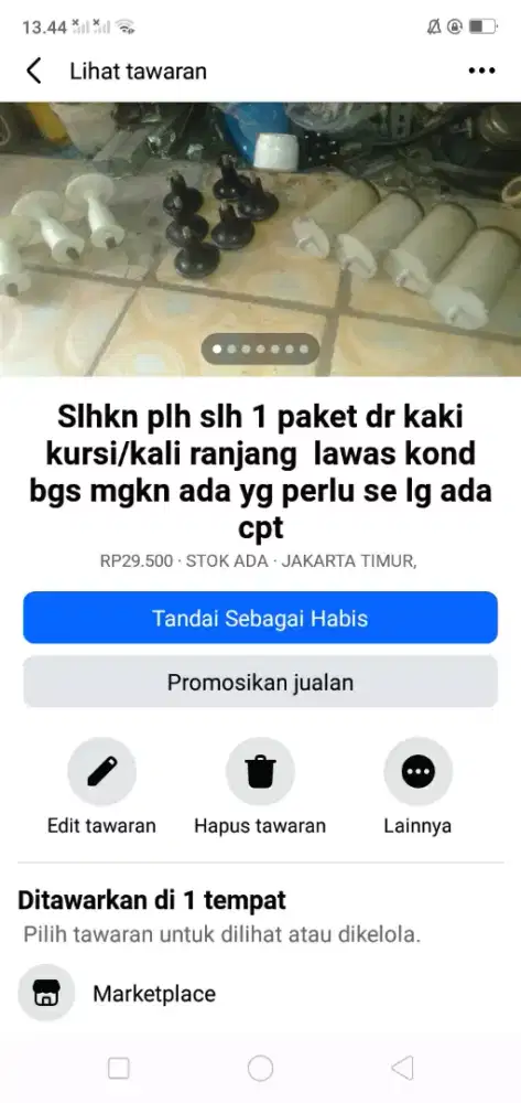 Slhkn plh slh 1 paket dr kaki kursi/ranjang lawas kond bgs mgkn perlu