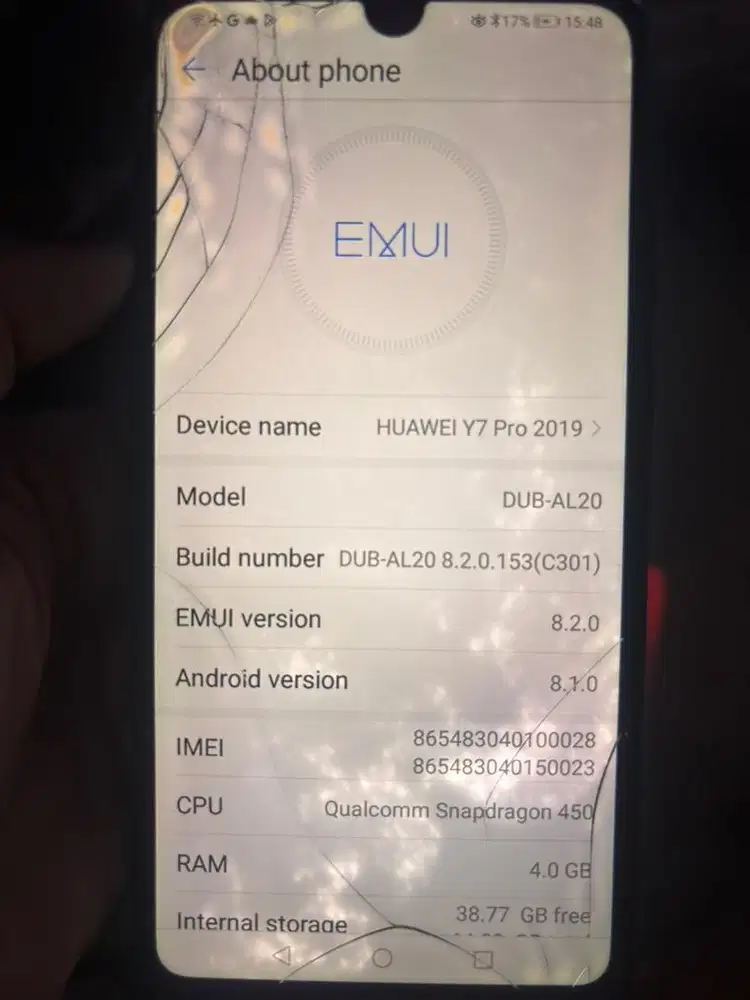 Huawei Y7 Pro 2019 Bekas