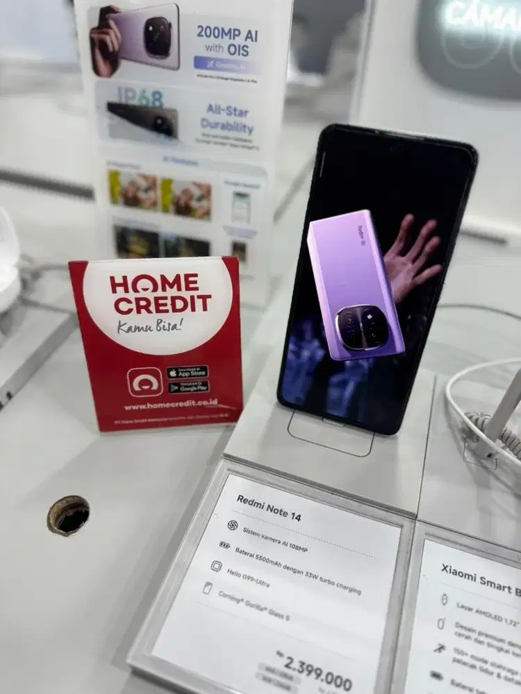 Redmi note 14 128GB promo cicilan mulai 300ribuan/bulan
