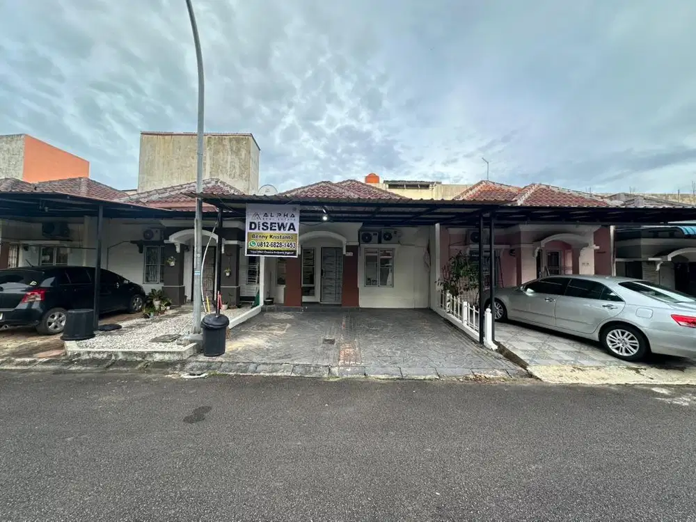 Disewakan pertahun rumah di anggrek mas 2 Batam semi furnish