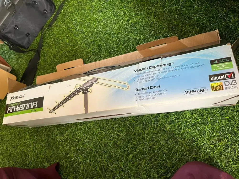 krisbow antena tv digital full HD Dilengkapi remote antena