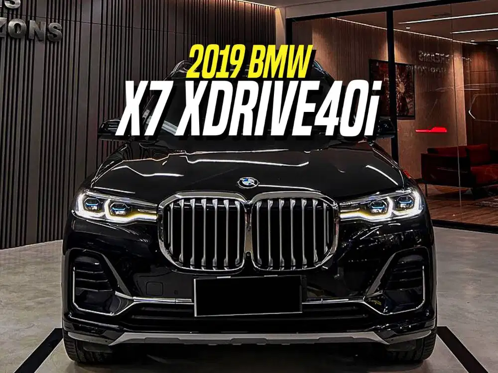 BMW X7 xDrive40i Pure Excellence 2019 Black on Brown Hitam X 7