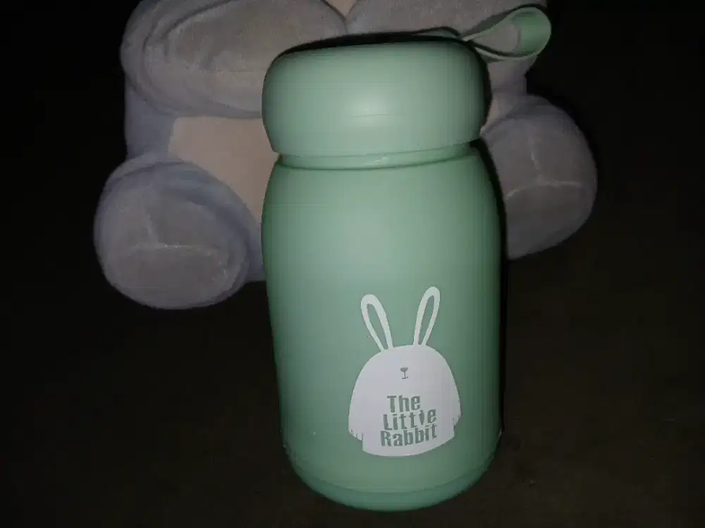 Botol Minum Karakter Rabbit — Mint Cute
