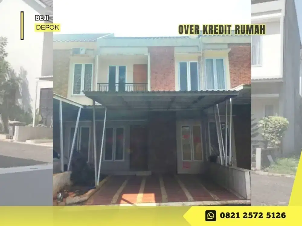 Rumah Over Kredit 2LT 255JT dkt Tol di Perum Botanical Puri Asri Depok