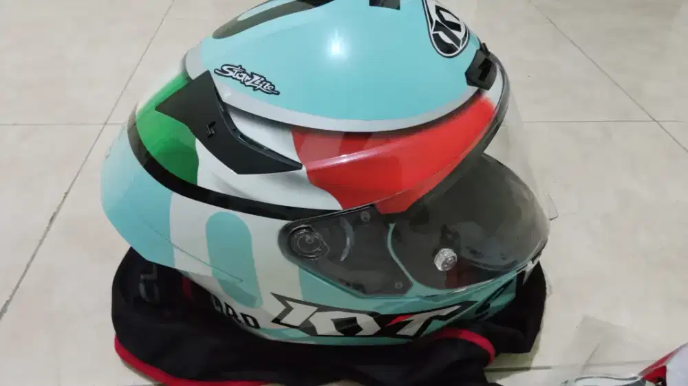 Dijual helm KYT TT Course Dalla porta Leopard Original Natural.