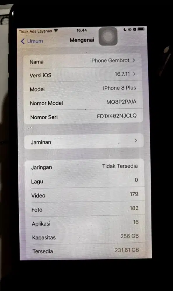 Iphone 8+ 256gb