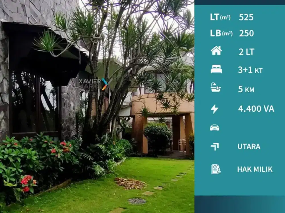 Villa Mewah Terawat Estetik Siap Huni di Klub Bunga Batu