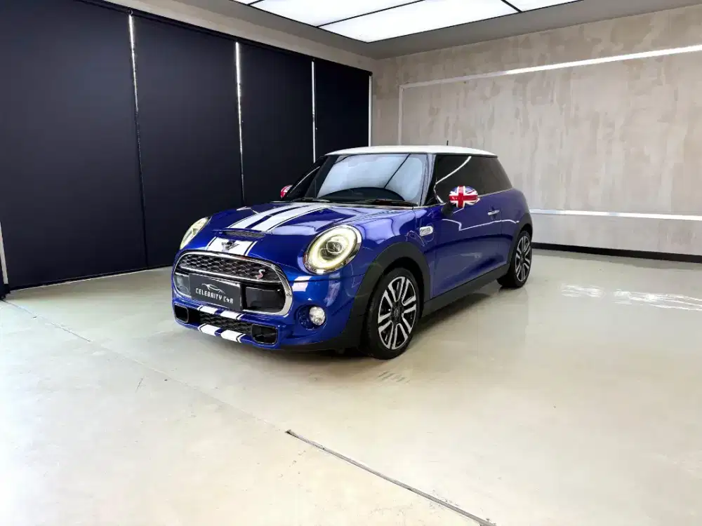 KM 14.000 an Mini Cooper S 3 Doors 2018 Hatchback Blue Metalic