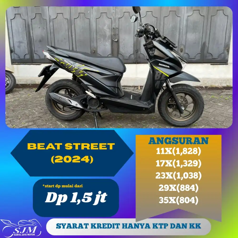 HONDA BEAT STREET 2024 SIAP PAKAI