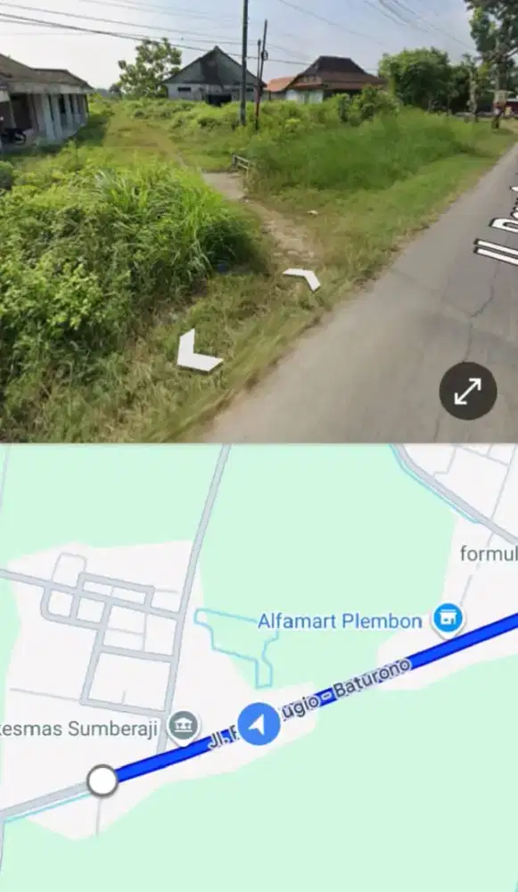 DIJUAL TANAH NOL JALAN NOL JALAN RAYA DI JL RAYA SUGIO LAMONGAN