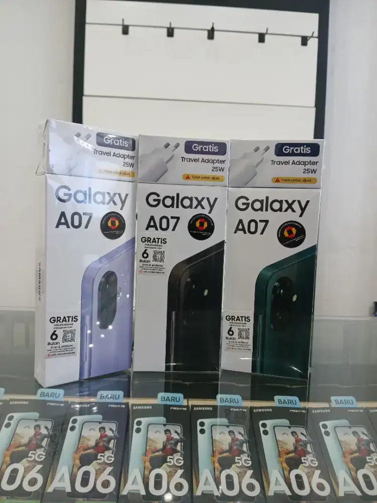 Samsung A07 8/256GB Garansi Resmi 1 Tahun freecase