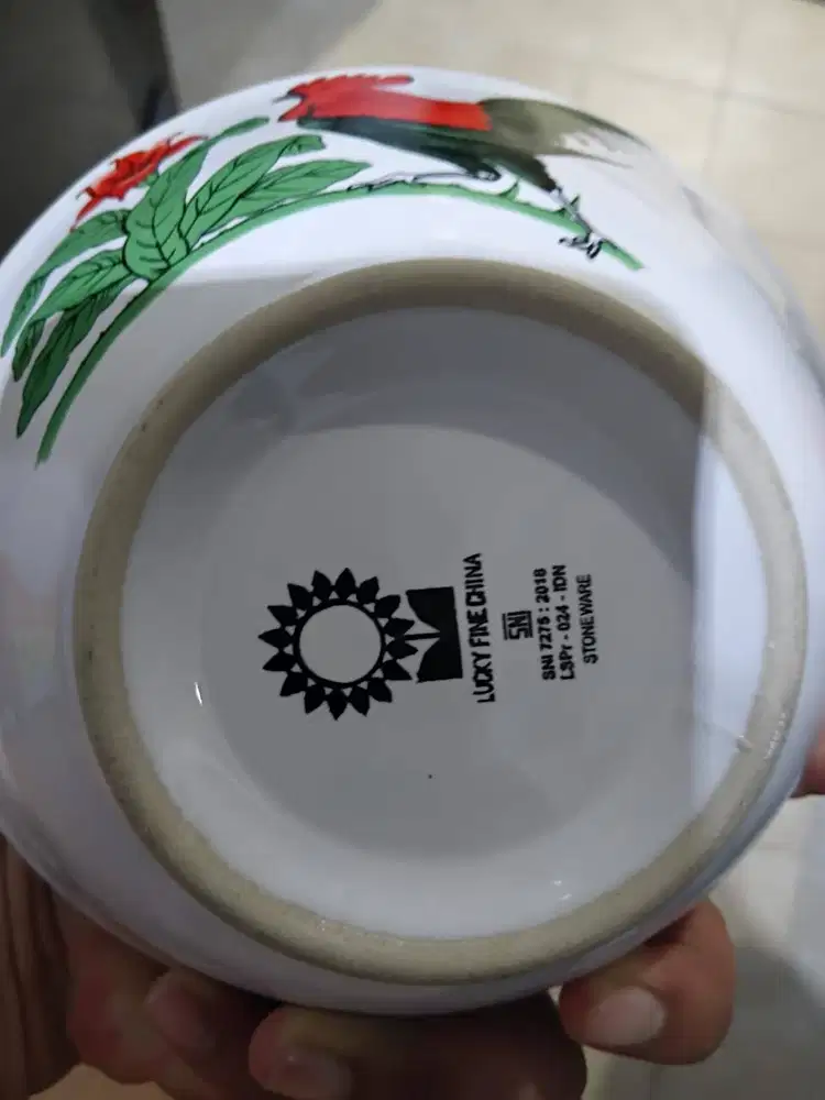 mangkok ayam jago mulus