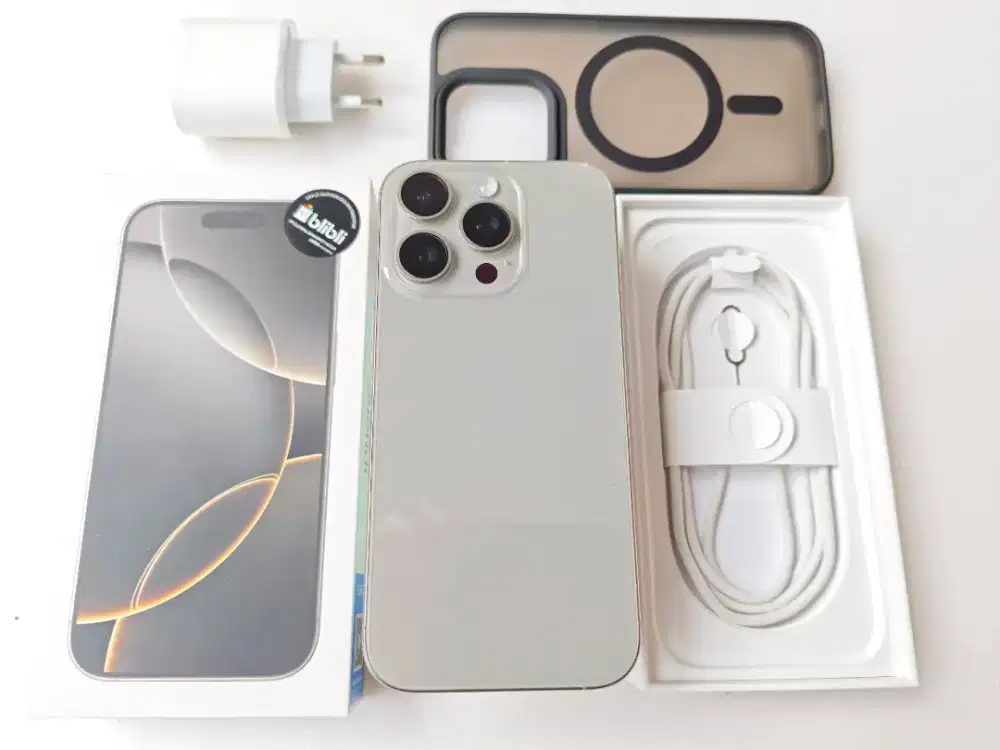 IPHONE 16 PRO 512GB SUPER MULUS 99% FULLSET GARANSI RESMI