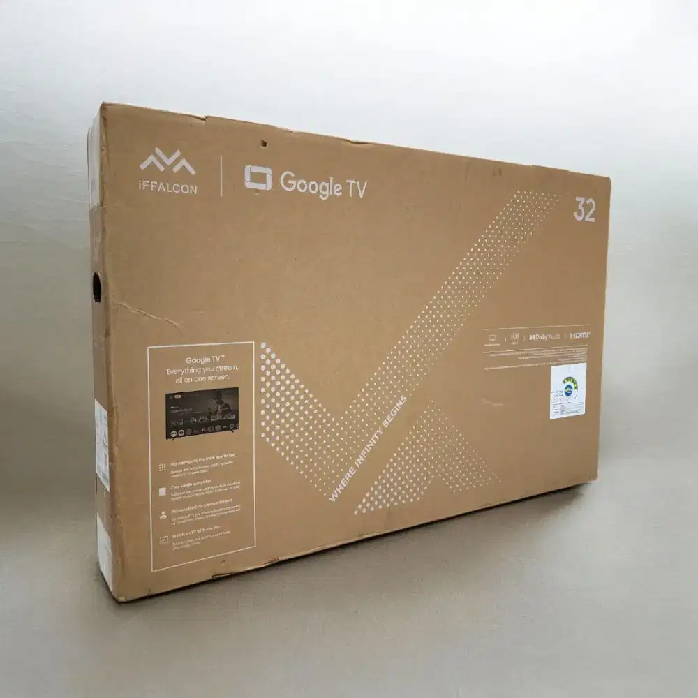 TV Android iFFALCON dari TCL 32inci - msih baru