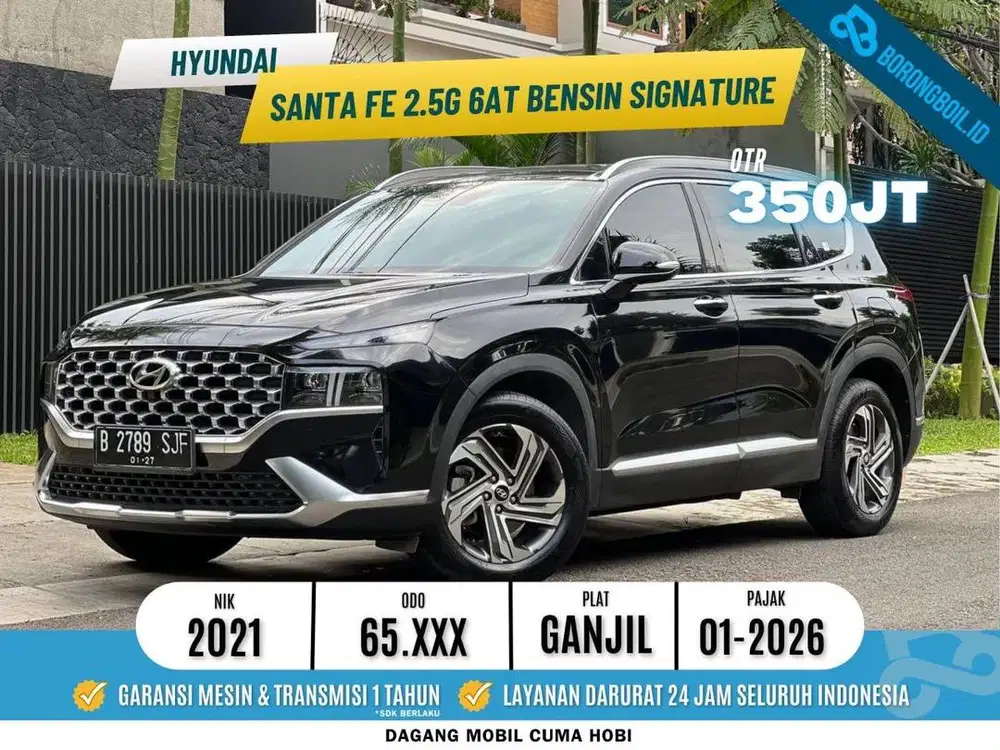 Hyundai Santa Fe 2.5 G bensin signature 2021 AT