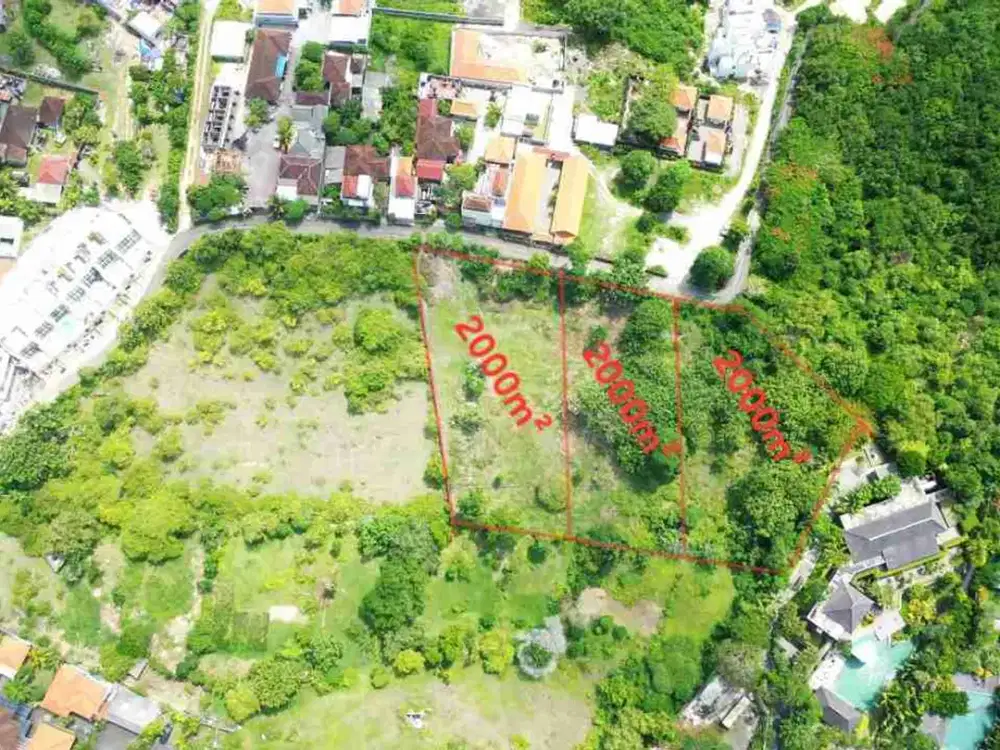 TANAH PREMIUM 6000m² DI SAMPING BULGARI RESORT ULUWATU BALI