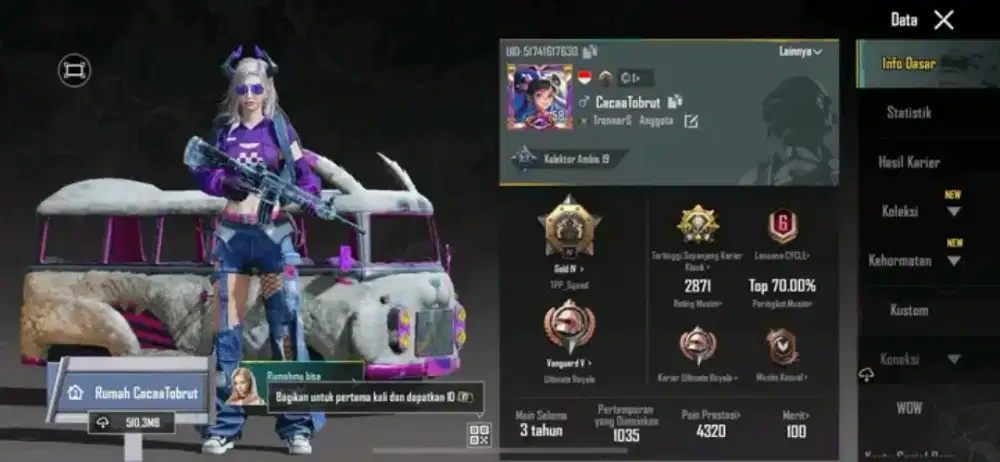 JUAL AKUN PUBG MOBILE