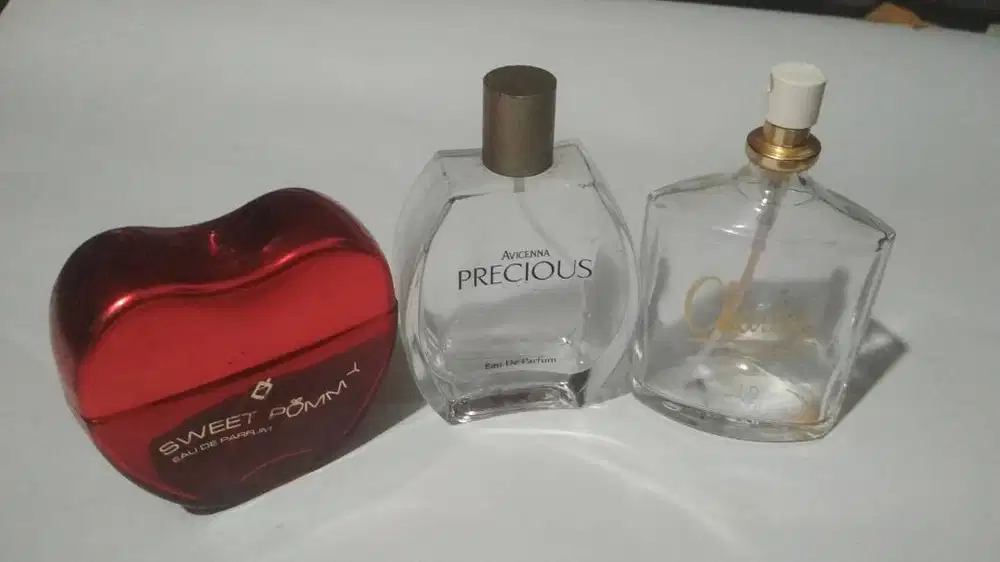 BOTOL PARFUM MEREK AVICENNA CLAUDIE SWEET POMMY 100ML (KOSONGAN)