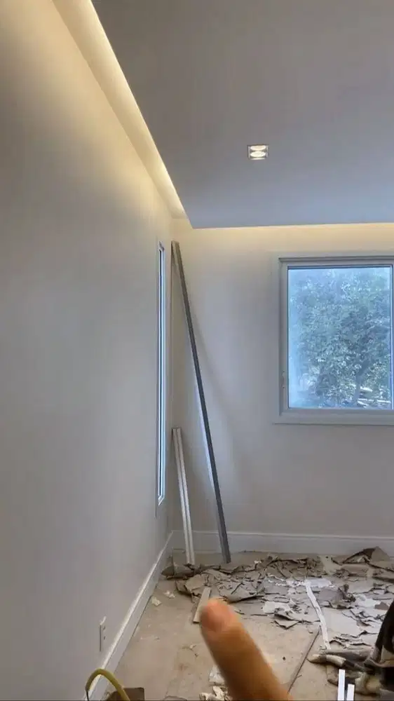 Partisi Jasa Tukang Pasang Wall Moulding Sekat Plafon PVC GRC Gypsum