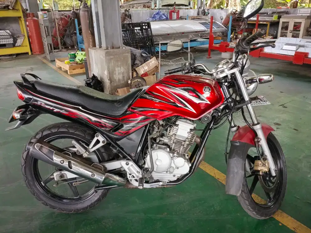 Yamaha Scorpio Merah