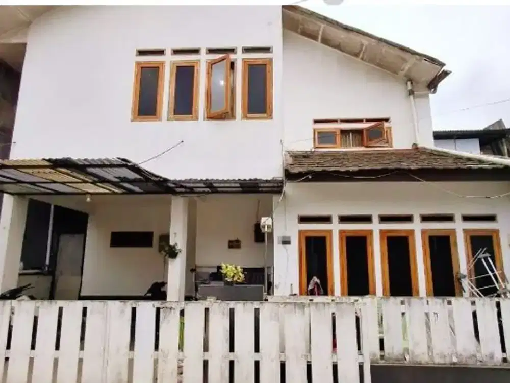 termurah! rumah cantik kayu ambon lembang bandung