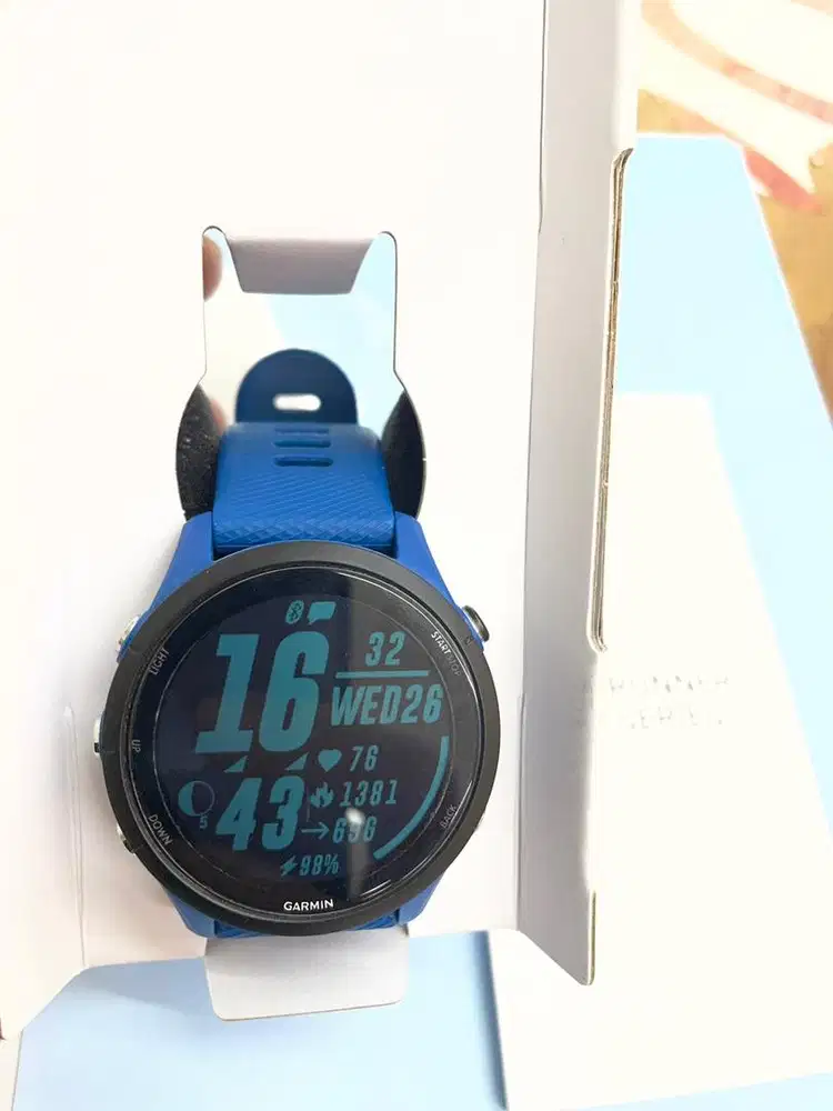 Jual Jam Tangan Garmin 255 Tidal Blue,Normal,Mulus 99%