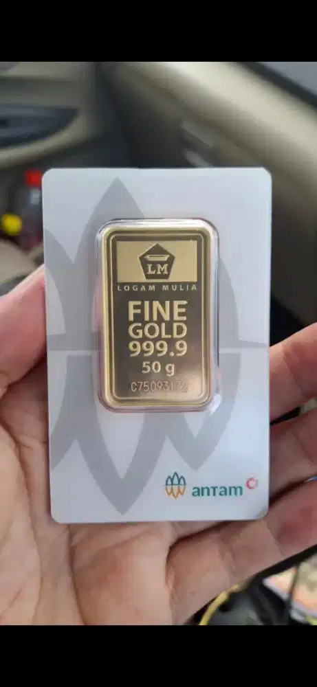Logam Mulia Emas Antam Ready 50gr, 25gr ,10gr ,5gr, 2gr,100gr Denpasar