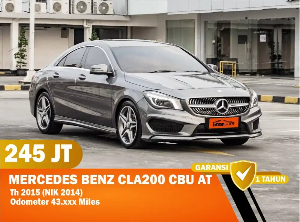 DP 40jt (Bergaransi) - MERCEDES BENZ CLA200 CBU AT 2015 Matic