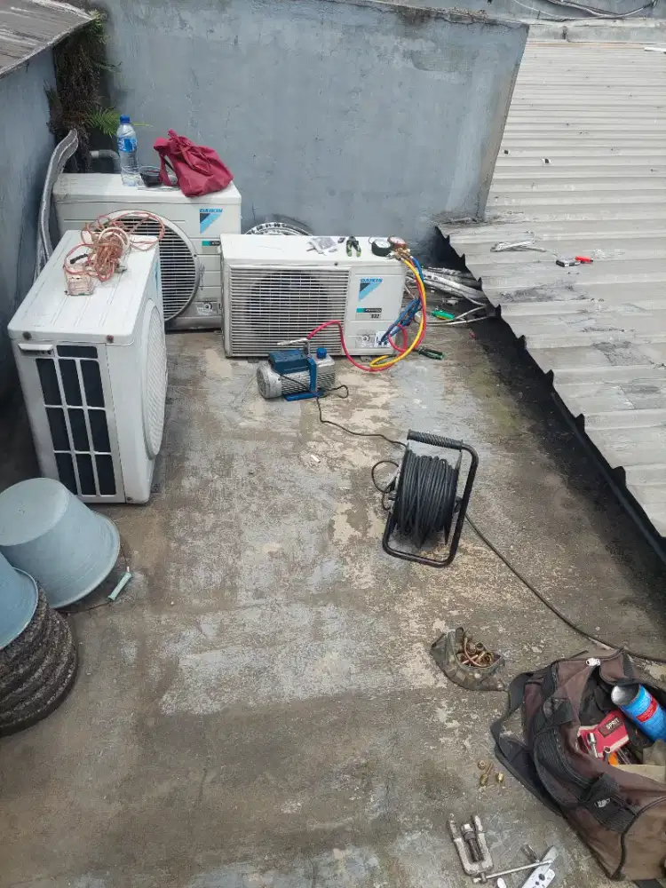 Pasang & service ac, kulkas, water heater dll